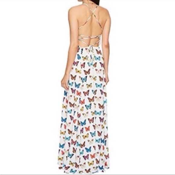 NWOT Show Me Your Mumu Nicole Maxi Dress ~ in Butterflies 🦋 - Picture 2 of 16
